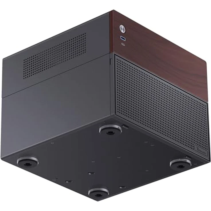 Jonsbo N4 NAS-Gehäuse, Micro-ATX - schwarz, DIY NAS-Gehäuse mit 6x 3,5 Zoll + 2x 2,5 Zoll, CPU-Kühler bis 70 mm, USB-C/A – Bild 9