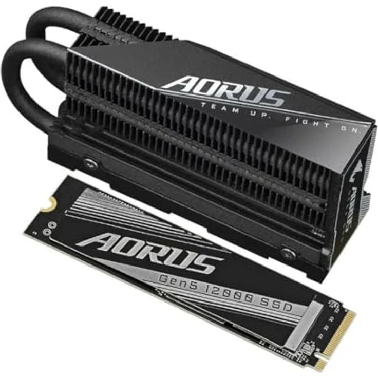 Gigabyte AORUS Gen5 12000 SSD 1TB M.2 - AG512K1TB – Bild 4