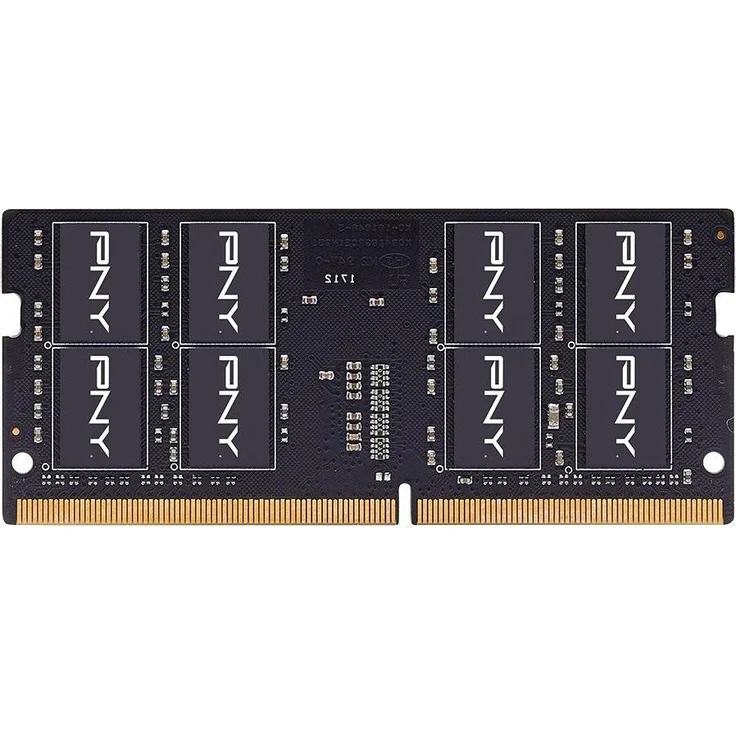 PNY DDR4-RAM 16GB 3200MHz 25600, SO-DIMM Arbeitsspeicher für Notebooks, CAS-Latenz 22