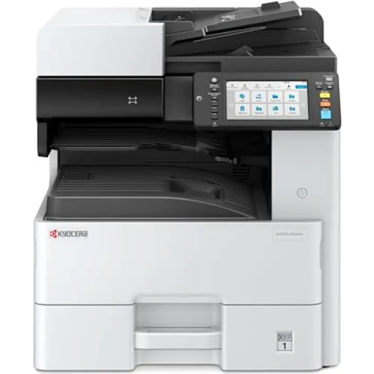 Kyocera Ecosys MZ3201ix, Laserdrucker Multifunktionsgerät Schwarz-Weiß, 32 Seiten A4/min, DIN A3, Drucker Scanner Kopierer Fax, Farb-Touchscreen, 1.200 DPI, Duplex, USB 2.0