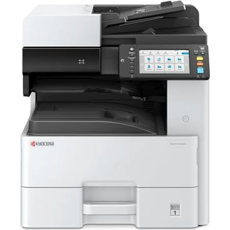 Kyocera Ecosys MZ3201ix, Laserdrucker Multifunktionsgerät Schwarz-Weiß, 32 Seiten A4/min, DIN A3, Drucker Scanner Kopierer Fax, Farb-Touchscreen, 1.200 DPI, Duplex, USB 2.0 – Bild 1