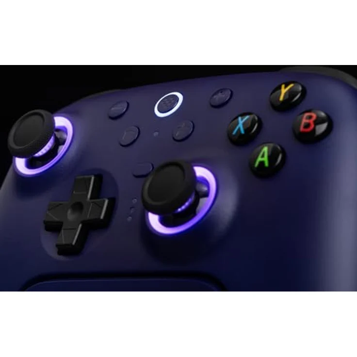 8bitdo Ultimate 2 Wireless Controller, Gaming Controller für PC mit TMR-Joysticks, RGB-Beleuchtung und 6-achsiger Bewegungssteuerung, Violett – Bild 6