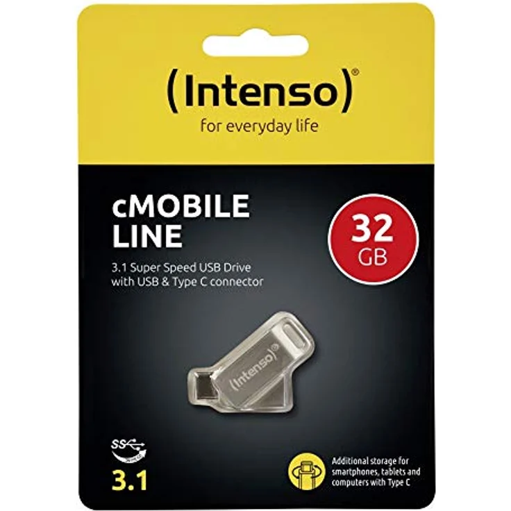 Intenso cMobile Line 32GB Dual USB-Stick USB 3.1 Type-C silber – Bild 3