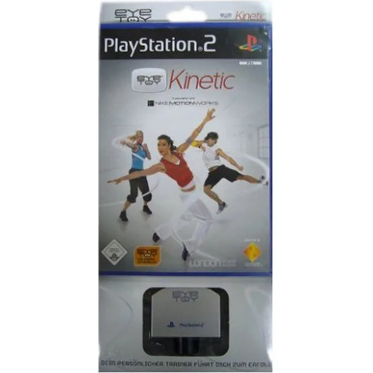 EyeToy Kinetic + Kamera Full Vision Lense (PS2)