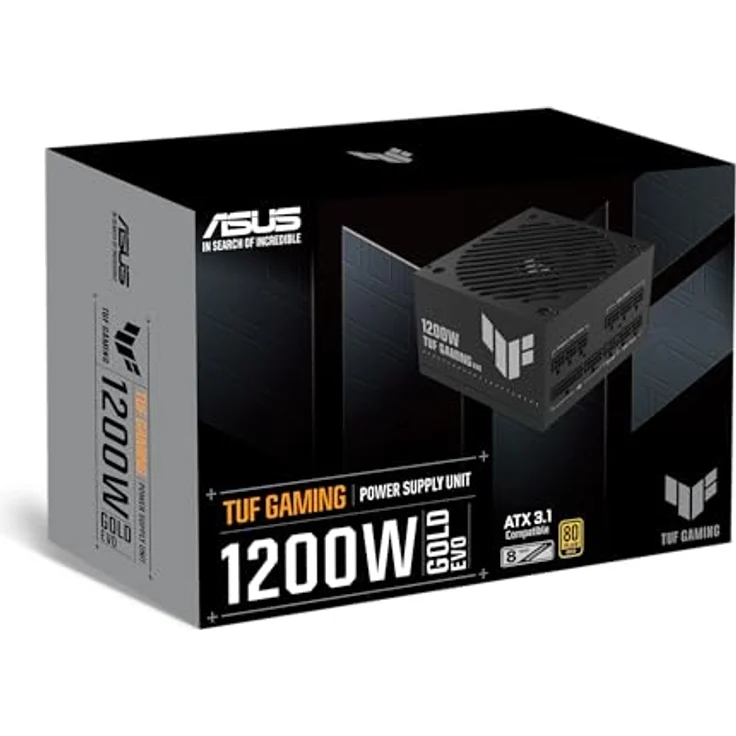 ASUS TUF Gaming 1200W Gold EVO, PC-Netzteil mit 80 PLUS Gold, ATX 12V Version 3.1, modulare Kabel – Bild 13