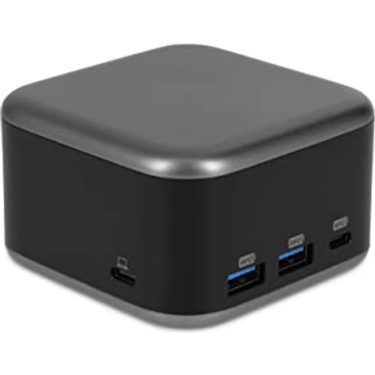 LMP PowerDock – 100-W-GaN-Netzteil und 5-Port-USB-C-Dock mit USB, HDMI 2.0 und Gigabit-Ethernet – 25189 (schwarz) – Bild 1