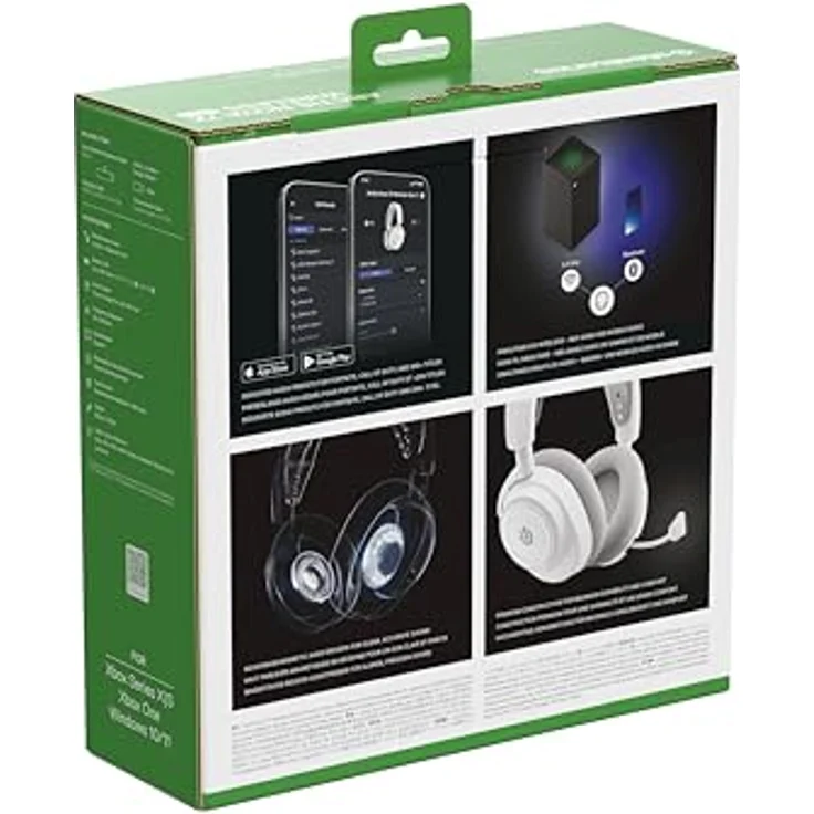 SteelSeries Arctis Nova 7X Gen 2, Kabelloses Gaming Headset mit Rauschunterdrückung und 40 mm Treiber, Weiss – Bild 16