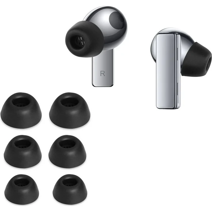 kwmobile 6x Polster für Huawei FreeBuds Pro Ohrpolster (3 Größen - Silikon Ohrstöpsel In-Ear Kopfhörer) – Bild 1