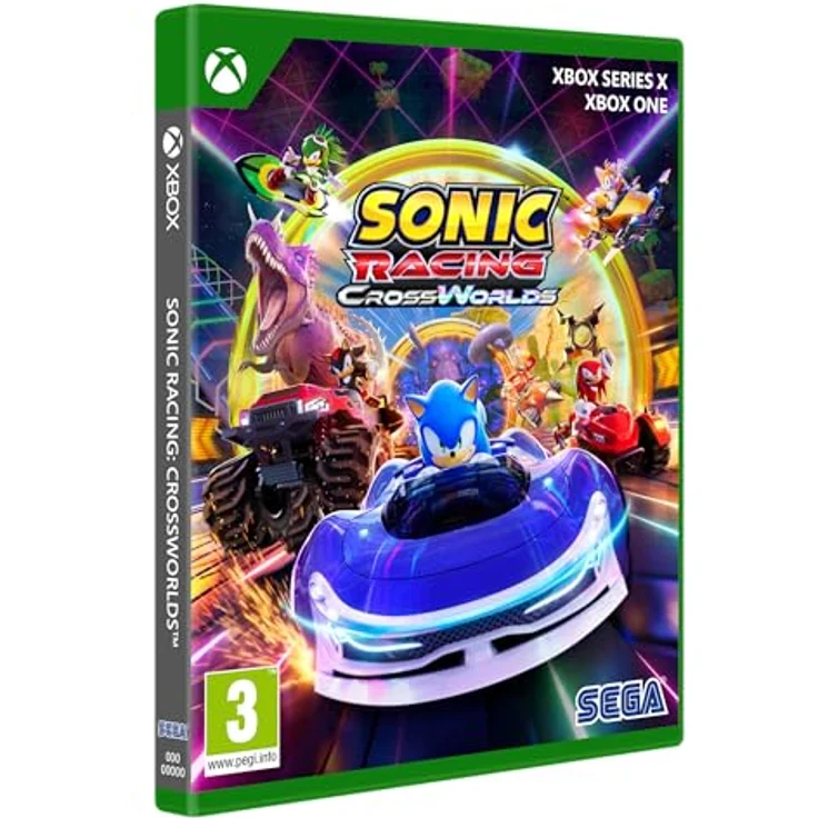 SEGA Sonic Racing: CrossWorlds, Xbox Series X Spiel mit 45 Fahrzeugen, inkl. Vorbesteller-Charakter Werehog und 23 Power-Ups – Bild 2