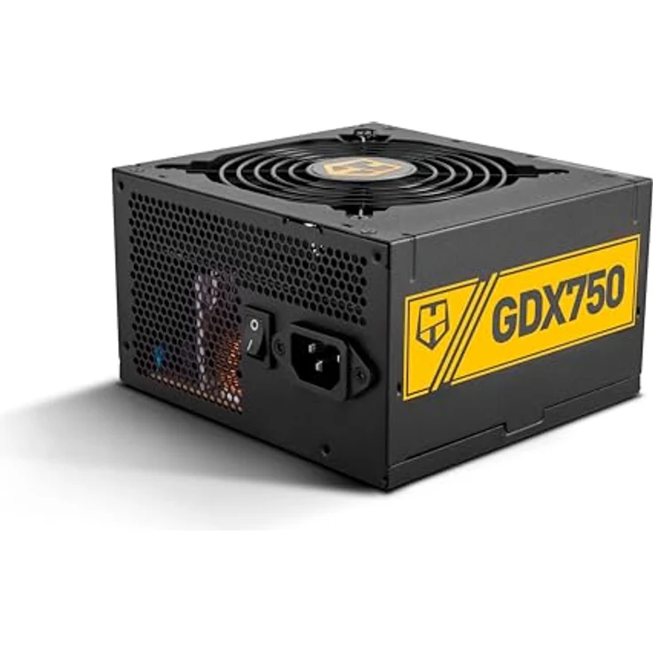 NOX XTREME PRODUCTS FUENTE ALIMENTACION NOX HUMMER GDX750 80+ GOLD 750W ATX 3.1, effizientes Netzteil mit aktiver PFC und schwarzem Design – Bild 1