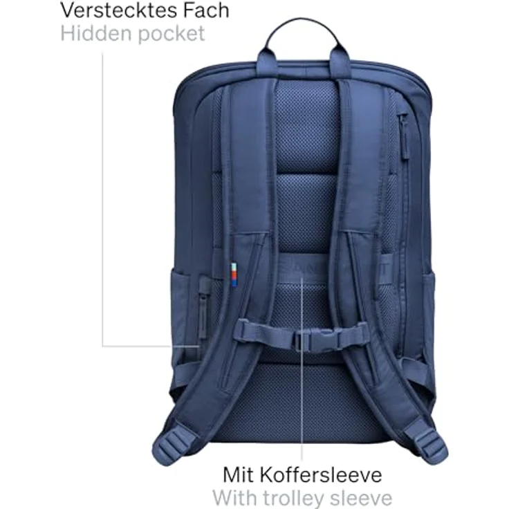 GOT BAG Rucksack Pro Pack | Reiserucksack mit 16" Laptopfach | 25L Füllvolumen | Ocean Impact Plastic | Vegan – Bild 4