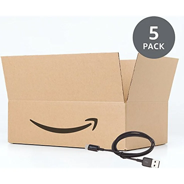 AmazonBasics USB Typ C auf USB A 2.0 Kabel, 0,9 Meter, Schwarz, 5er Pack – Bild 5