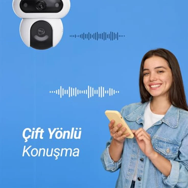 EZVIZ Überwachungskamera für den Außenbereich, IP, WLAN, 2K+/2K+, Doppelobjektiv mit Farb-Nachtsicht und bidirektionalem Audio H90 2K, Farbige Nachtsicht – Bild 7