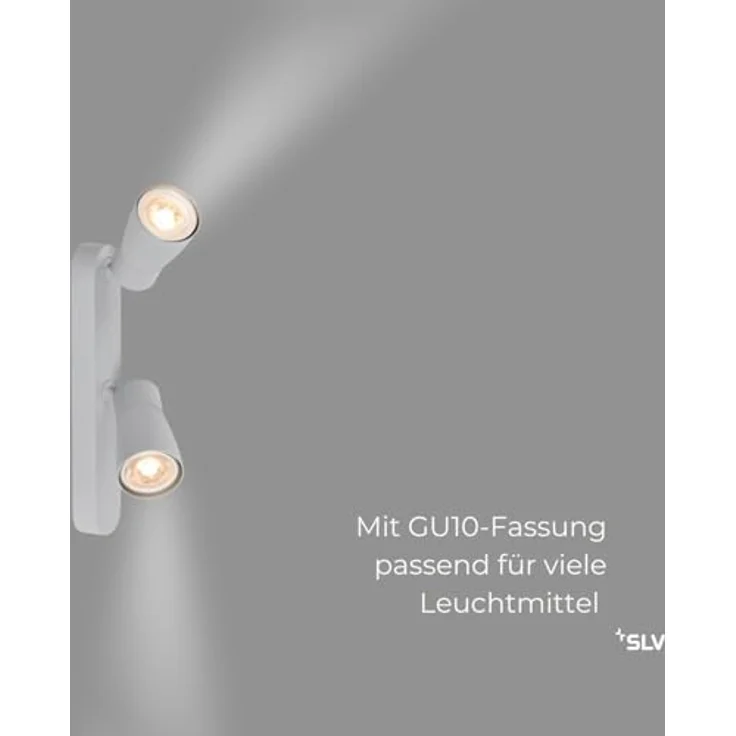 SLV PURI 2.0 DOME, Smarte Decken- und Wandleuchte in Grau, flexibel und vielseitig einsetzbar – Bild 3