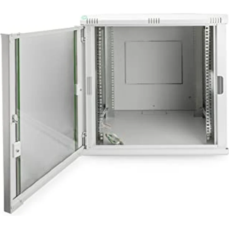 DIGITUS 12HE Wandgehäuse 638x600x600mm Grau Wandmontage Gehäuse Netzwerkschrank Serverschrank - Preisvergleich – Bild 2