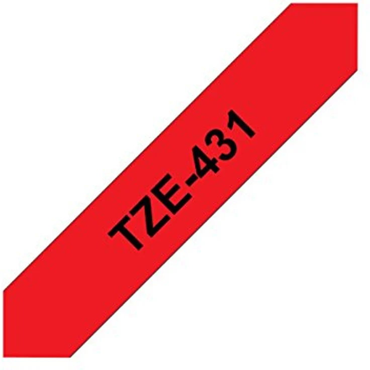 Brother TZE431 Thermodirektdrucktechnologie Schwarz/Rot - Preisvergleich – Bild 2