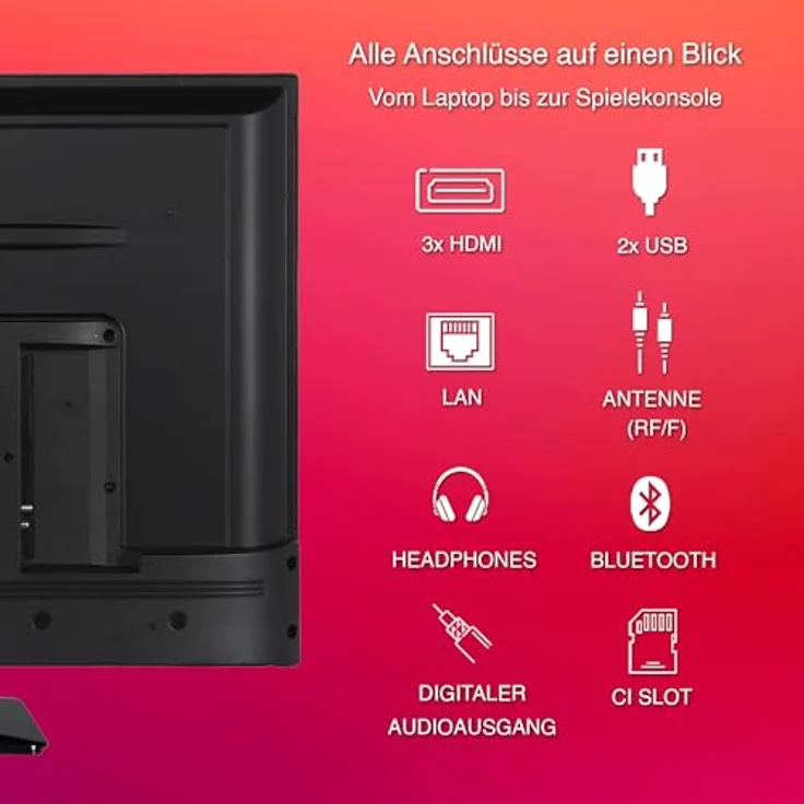 Telefunken Fernseher 50 Zoll Android Smart TV (4K UHD, HDR Dolby Vision, Triple-Tuner, Bluetooth, Dolby Atmos) D50U750X2CWI, Schwarz – Bild 3