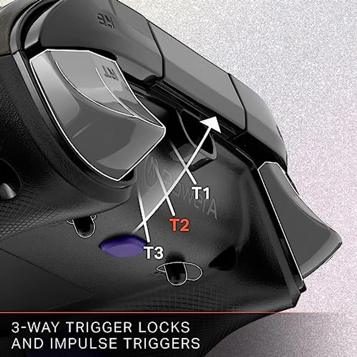 PowerA Xbox Advantage Controller - kabelgebunden, 3-Wege-Trigger-Locks, ergonomisches Design, USB-C-Kabel, Windows 10/11-Kompatibilität – Bild 5