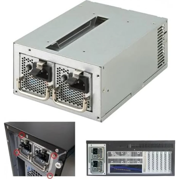 FSP Group FSP Server Netzteil Twins PRO 2X 900W/ FSP FSP900-50RAB/ schwarz – Bild 2