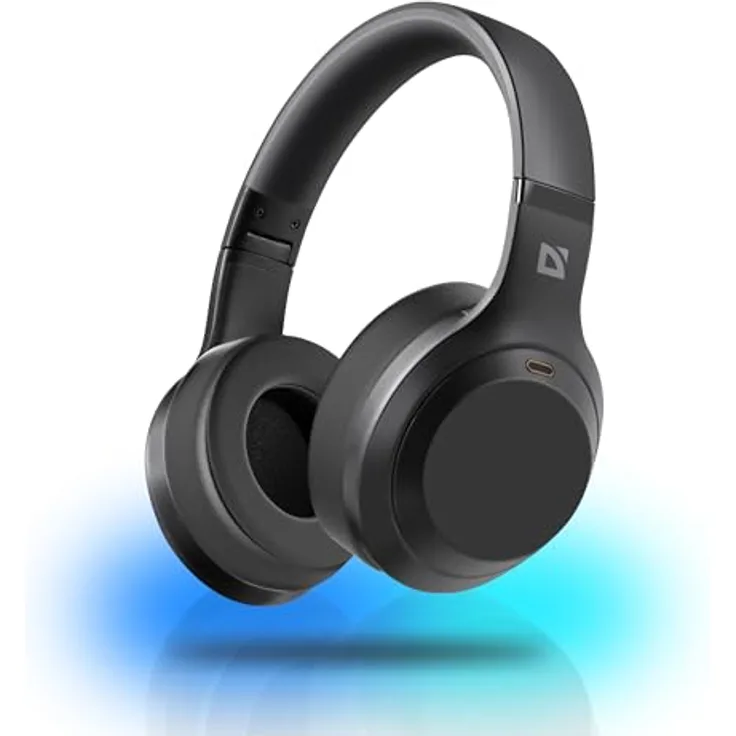 Defender® FreeMotion Over-Ear Bluetooth Kopfhörer, ANC, Bluetooth 5.4, 50h Akkulaufzeit, 40 mm Treiber, faltbares Design, mit Mikrofon