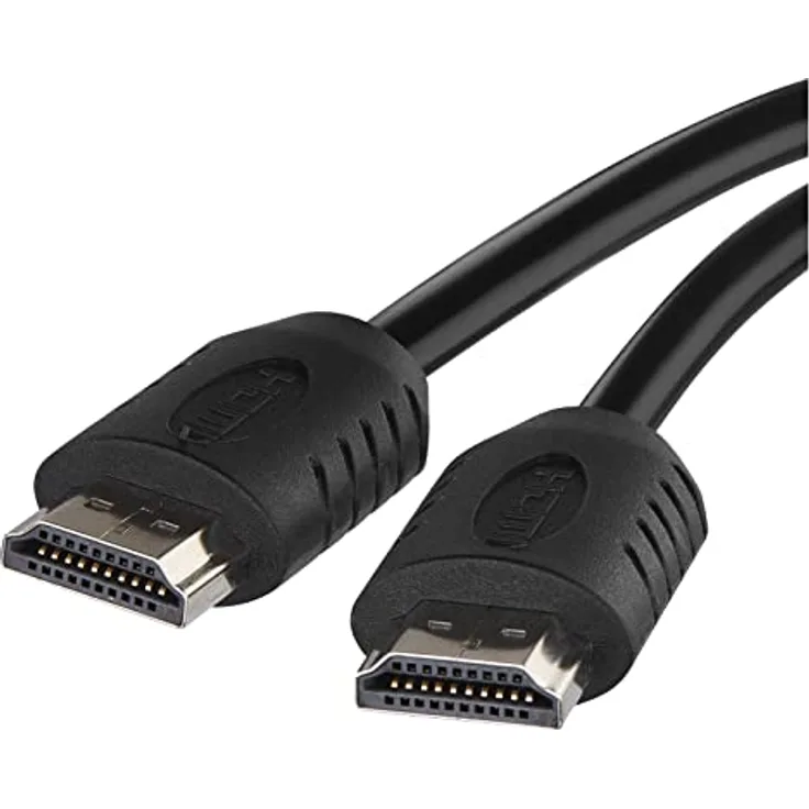 EMOS High Speed HDMI 2.0 Kabel mit Ethernet 1,5 m, 18 Gbit/s Hochgeschwindigkeitskabel mit Ultra HD, 4K, 3D, ARC Unterstützung, A-Stecker auf A-Stecker schwarz