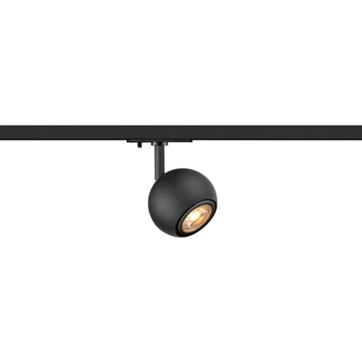 SLV LIGHT EYE 90 1Ph QPAR51 schwarz, Smarte Deckenleuchte mit hochwertigem Lichtauslass – Bild 1