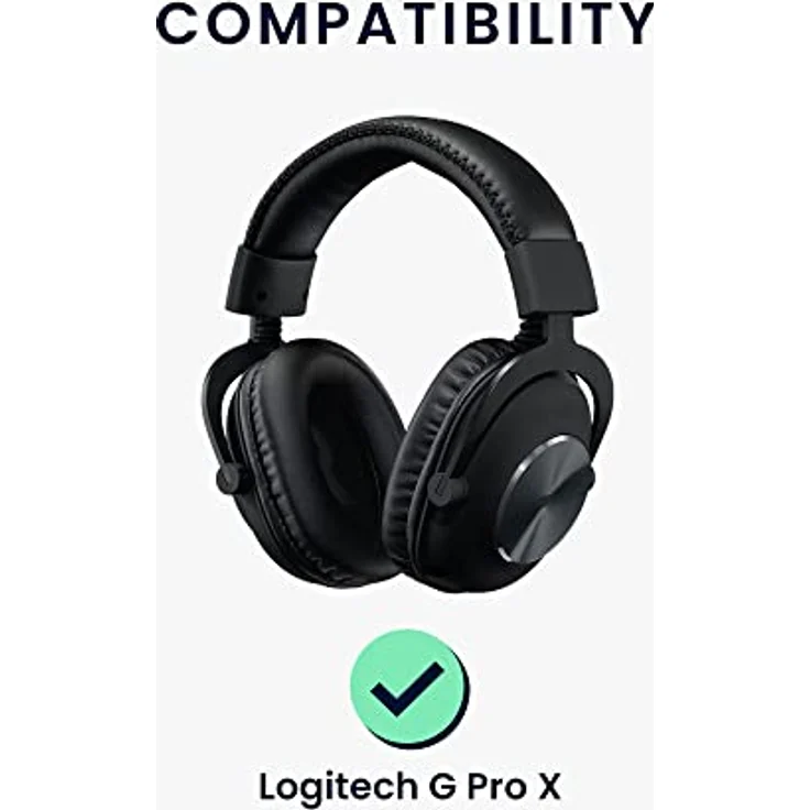 kwmobile Ersatz Kopfhörer Mikrofon für Logitech G Pro X Gaming-Headset Zubehör (Headset Microphone) - Biegsamer Arm, 3,5mm Klinkenstecker, 10cm Kabel - Schwarz – Bild 2