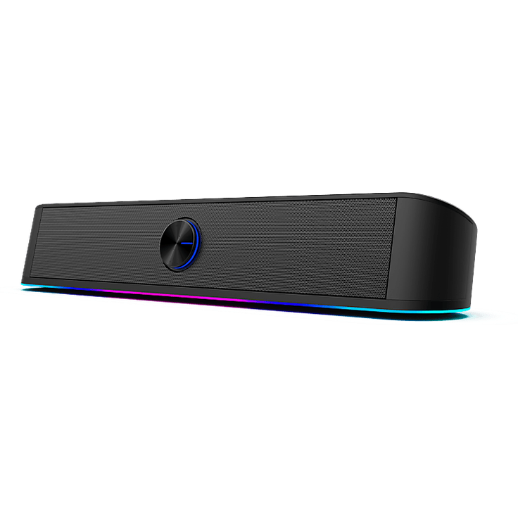 ISY ILS-7000, Gaming Stereo Soundbar mit RGB-Beleuchtung für PC