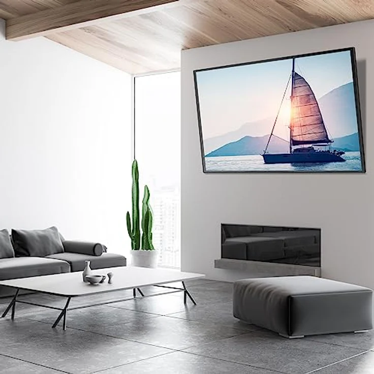 CAVO TV-Wandhalterung 60-100 Zoll für Bildschirme bis zu 75 kg, Max VESA 900 x 600 mm neigbare TV Halterung für LCD/LED/Plasma Fernseher Flach&Curved – Bild 5