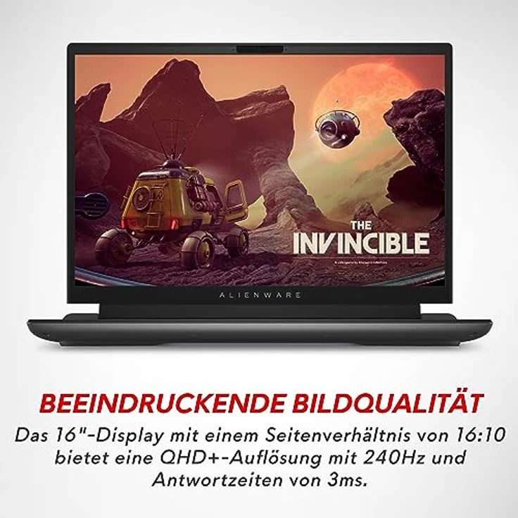 Alienware 16 m16 Gaming Laptop AMD Ryzen 9-7845HX, 16 GB DDR5 RAM, 1 TB SSD, NVIDIA GeForce RTX 4070 8 GB GDDR6, Dark Metallic Moon, Channel 15M Collect and Return - G06JX9M|| – Bild 3