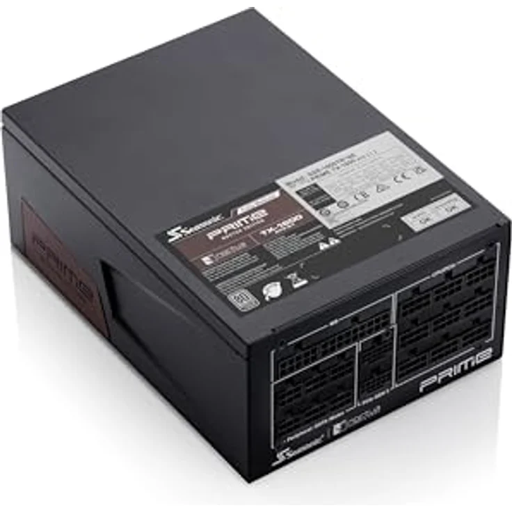 Noctua Seasonic Prime TX-1600 Noctua Edition, Ultra-leises 1600W ATX 3.1 PC-Netzteil mit 80 Plus Titanium Effizienz (Schwarz/Braun) – Bild 2