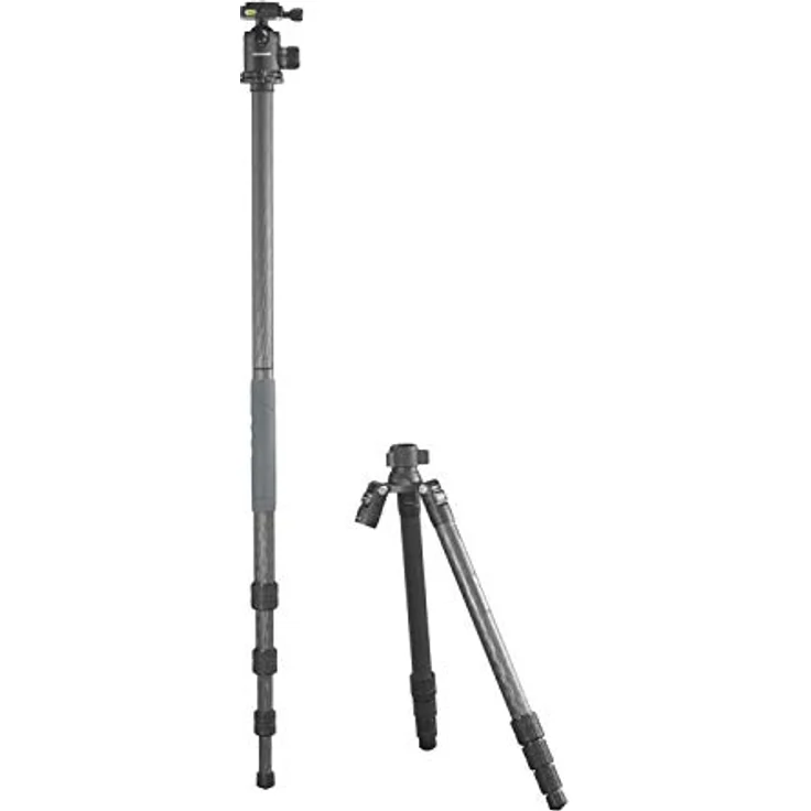 Cullmann CARVAO 828MC Dreibeinstativ aus Carbon (max. 164, 5cm Auszugshöhe, Packmaß 49cm, Tragfähigkeit 15kg, Gewicht 1730g) – Bild 4