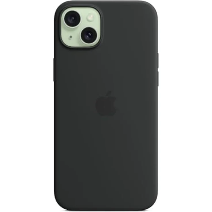 Apple iPhone 15 Plus Silikon Case mit MagSafe – Schwarz ​​​​​​​ – Bild 4