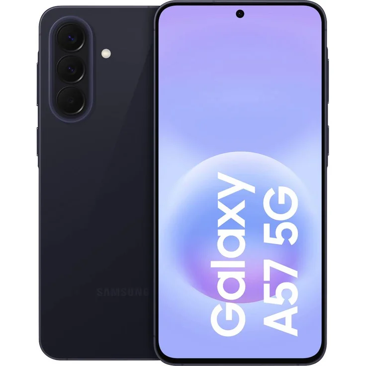 Samsung Galaxy A57 5G, Smartphone mit 128GB Speicher, 50 MP Kamera, IP68 wasserdicht, Awesome Navy, 6.7 Zoll – Bild 1
