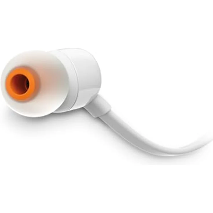 JBL TUNE 160, In-ear Kopfhörer mit JBL Pure Bass Sound und 3-Tasten-Fernbedienung, Weiß – Bild 5