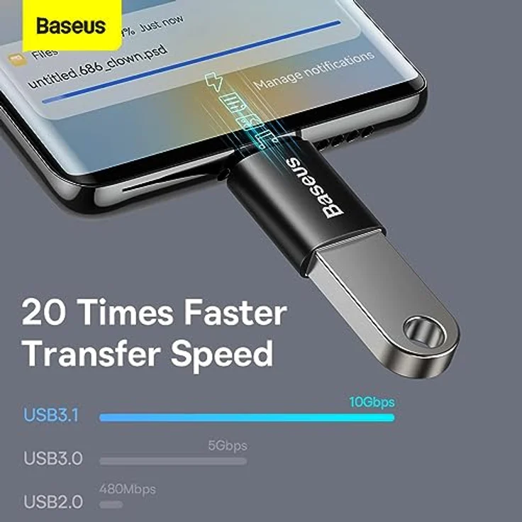 Baseus Ingenuity Type-C zu USB 3.1 Konverter – Bild 3