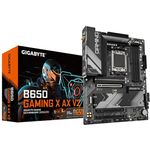 Gigabyte B650 Gaming X AX V2 Motherboard - Unterstützt AMD Ryzen 8000 CPUs, 8+2+2 Phasen Digital VRM, bis zu 8000MHz DDR5 (OC), 1xPCIe 5.0 + 2xPCIe 4.0 M.2, Wi-Fi 6E 802.11ax, 2.5GbE LAN, USB 3.2 Gen