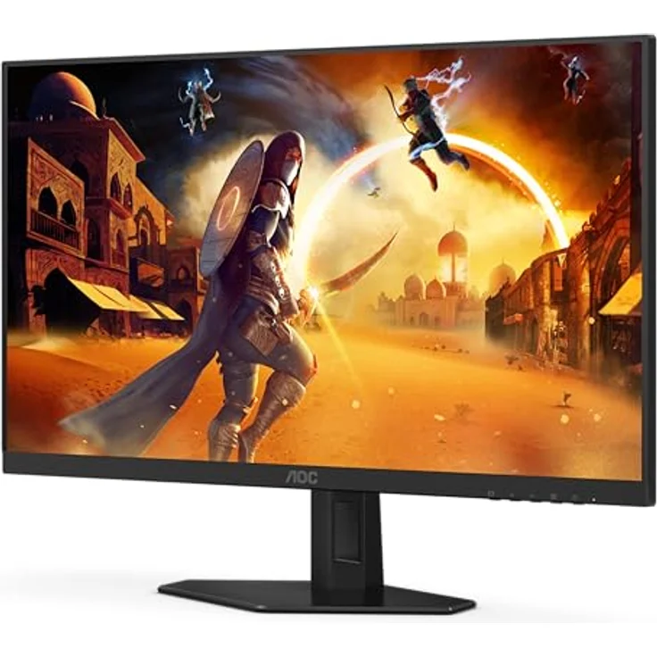 AOC Gaming 27G4XE - 27 Zoll FHD Monitor, 180 Hz, 1 ms, FreeSync Prem., G-Sync comp., HDR10 (1920x1080, HDMI, DisplayPort) schwarz/grau - 180 Hz, 1 ms Reaktionszeit, IPS Panel, FreeSync, G-Sync kompatibel, HDR10 - Preisvergleich – Bild 1