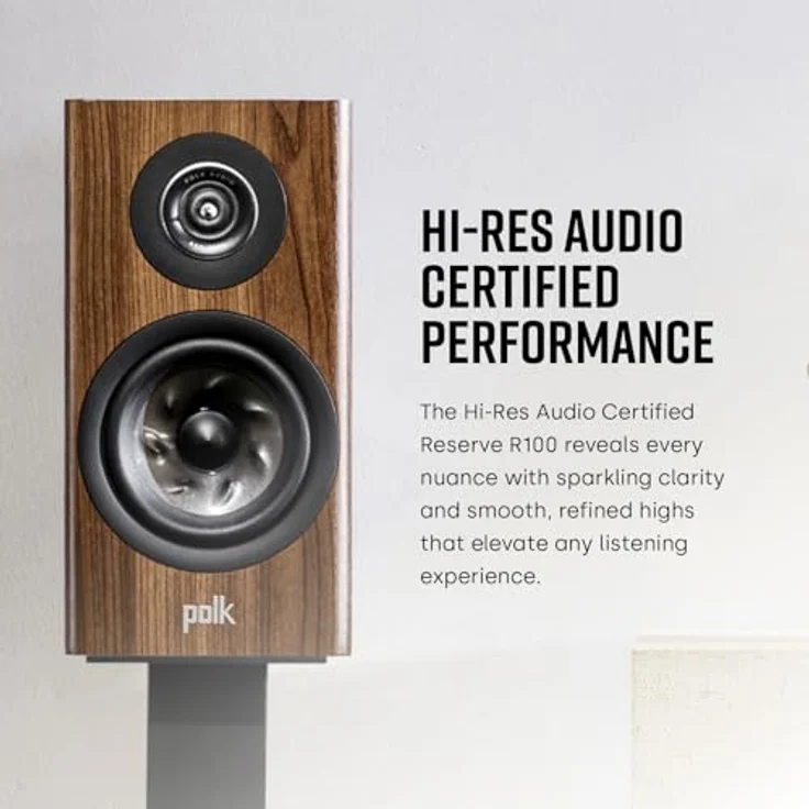 Polk R100WT Kompakt-Lautsprecher, schwarz – Bild 9