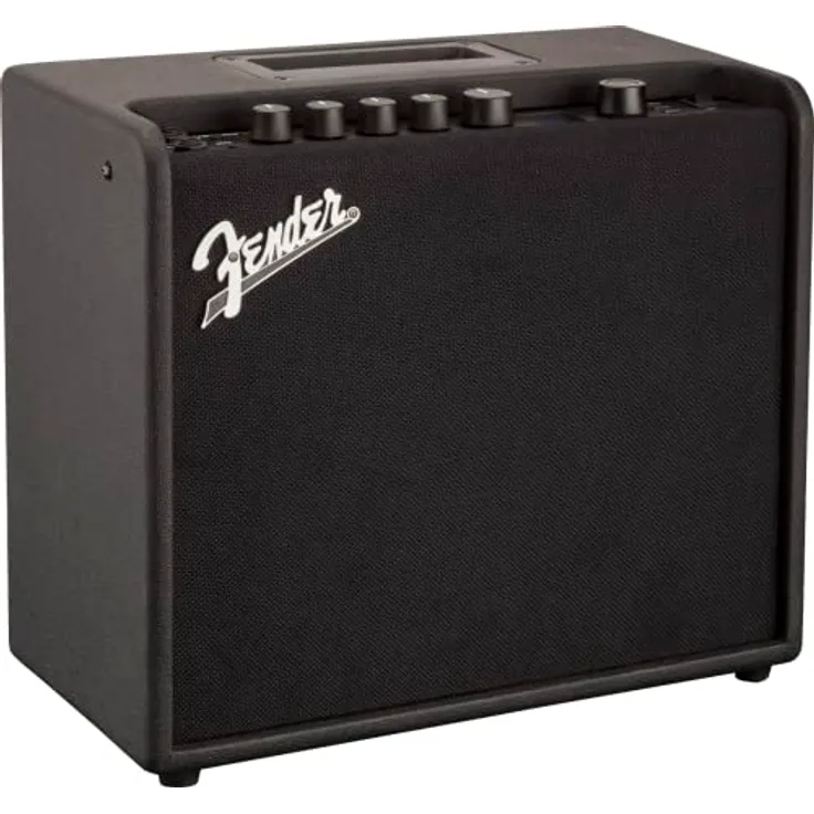 Fender Mustang LT25, 25 Watt Modeling Combo Verstärker für E-Gitarre mit 20 Verstärkersimulationen und 25 Effekten, 1,8 Zoll Farbdisplay