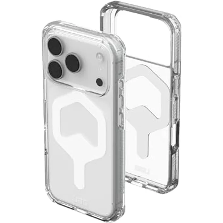 UAG Plyo MagSafe Hülle, robustes Backcover für Apple iPhone 17 Pro, Ice White, MIL-STD 810G zertifiziert