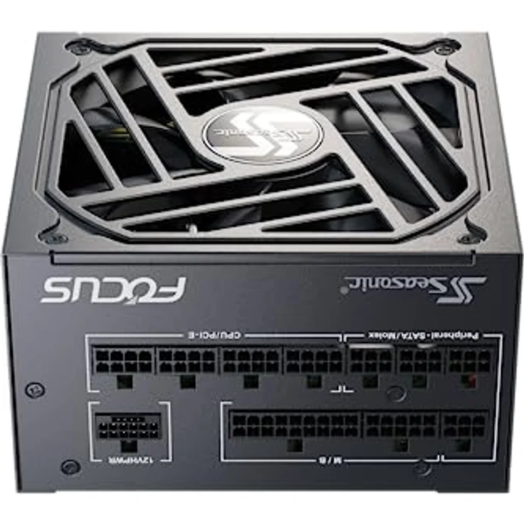 Seasonic Focus GX-750 ATX 3.0, Netzteil, ATX12V 3.0, 80 Plus Gold, 750 Watt, Modular, PCIe 5.0 - 12VHPWR-Anschluss, Schwarz – Bild 5