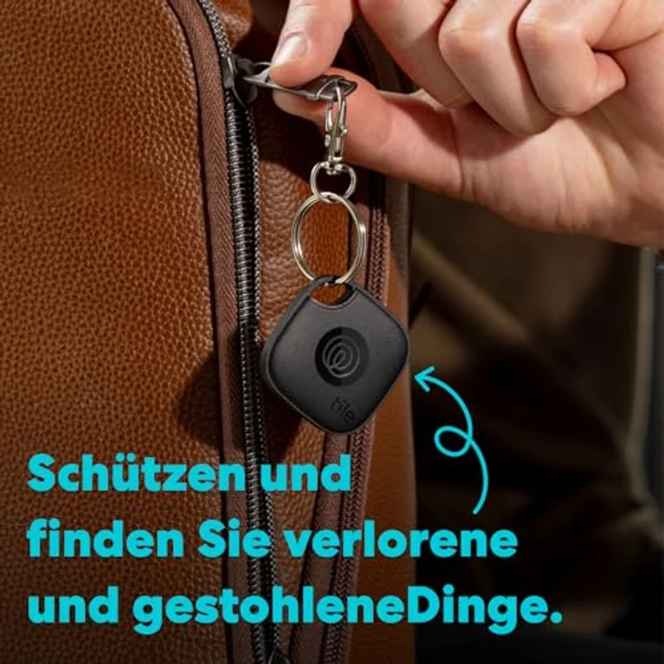Tile by Life360 Starter Pack (2024) Bluetooth-Tracker 2er-Pack (Schwarz Mate/Slim) - iOS- & Android-kompatibel, Wasserfest, 105m Reichweite – Bild 2