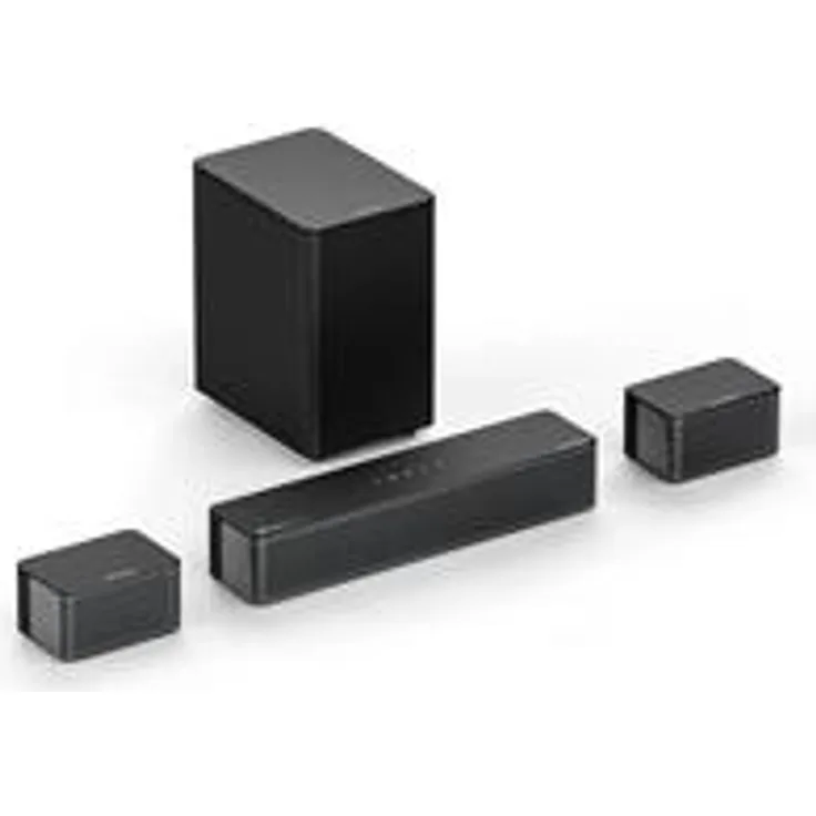 Ultimea Poseidon M4T 5.1 Surround Soundbar mit Dolby Atmos, kabellos/kabelgebunden, inkl. Subwoofer und Fernbedienung