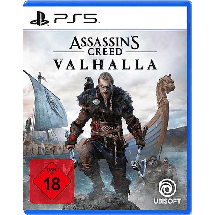 UBISOFT Assassin's Creed Valhalla - PS5 Game, offenes Welt-RPG mit Wikinger-Kämpfen und Siedlungsbau