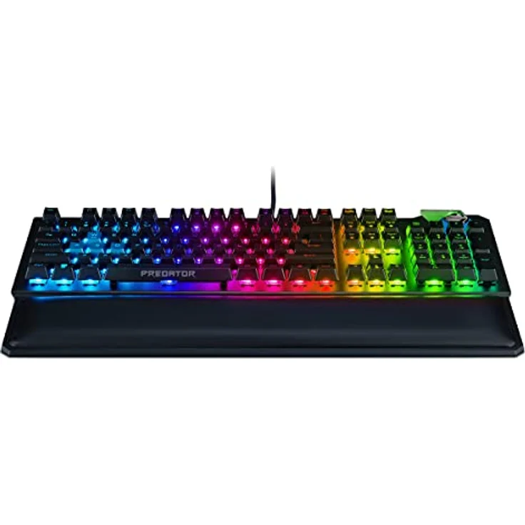 Acer Predator Aethon 700 Gaming-Tastatur: Clicky oder Linear – Ihre Wahl, 16.8 m RGB-Farben Hintergrundbeleuchtung, programmierbar, 100 % Anti-Ghosting, magnetische Handgelenkauflage – Bild 1