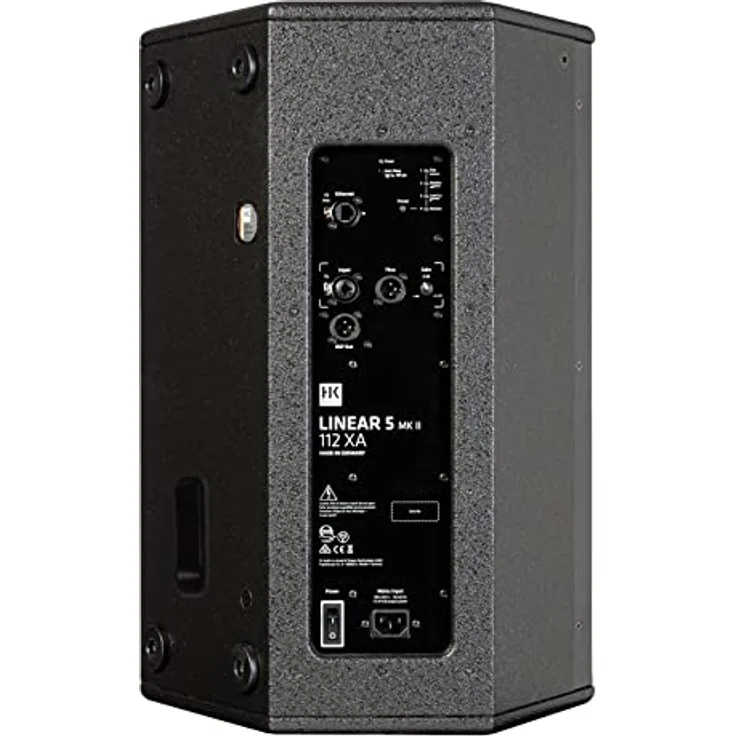 hk Audio Linear 5 MKII 112 XA, Aktiver 12-Zoll PA-Lautsprecher mit Class-D-Verstärker und 10-Band-EQ, Schwarz – Bild 4