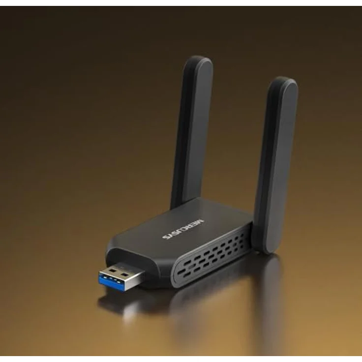 TP-Link Mercusys MA72XH, WLAN-Stick für PC mit Wi-Fi 6 AX1800, Dual-Band, 2 Hochleistungsantennen, USB 3.0, WPA3, MU-MIMO, für Windows 11/10 – Bild 3
