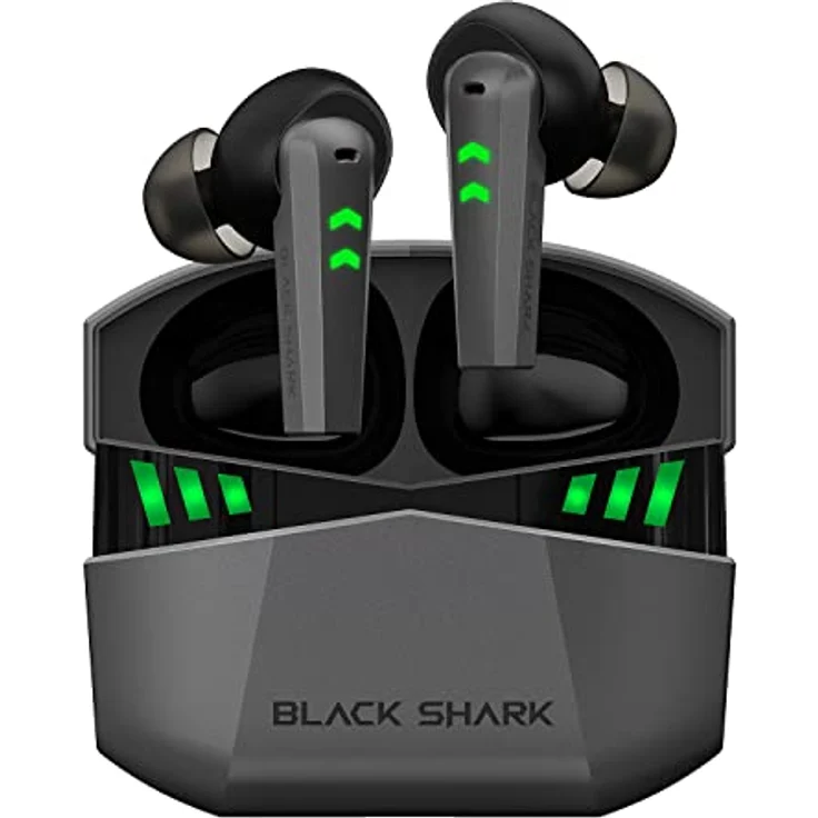 Black Shark Lucifer T2 Bluetooth Kopfhörer, 35ms Extrem Geringe Latenz, Hi-Fi Stereo Sound, Bluetooth 5.2, 4 Hyperclear Mics, IPX5 Wasserdicht, 20 Stunden Akkulaufzeit – Bild 1