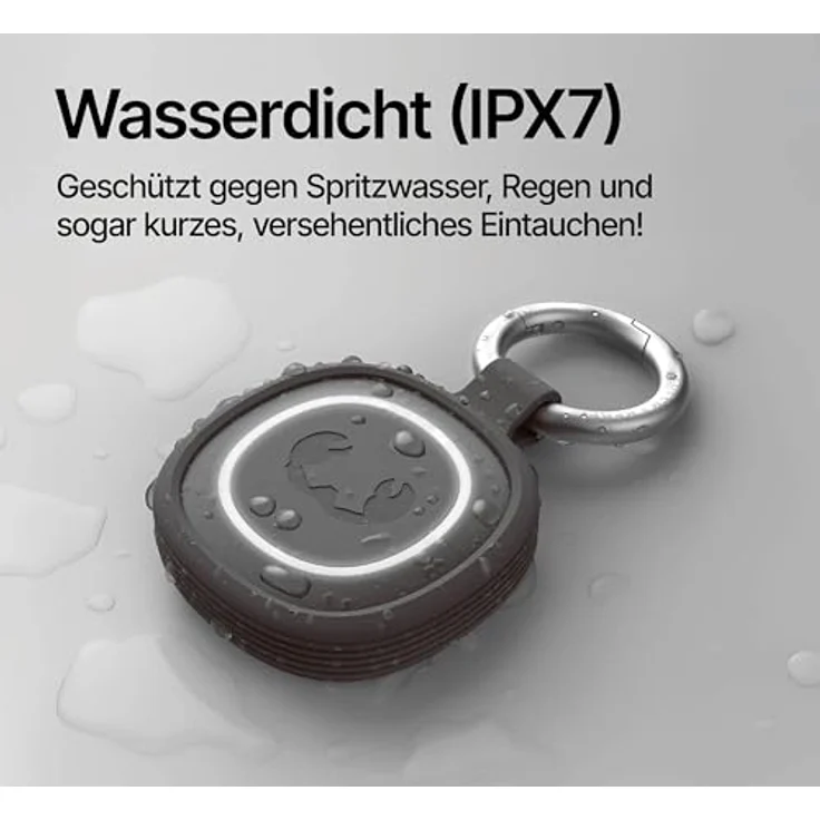 Fresh n Rebel Smart Finder 2, Schlüsselfinder mit IPX7 Schutz, LED-Anzeige, grau – Bild 6